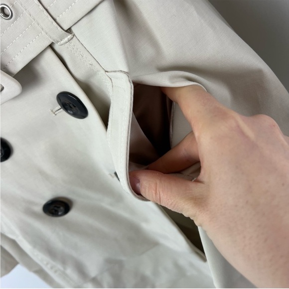 Blanc Noir NWT belted trench coat XS - Picture 6 of 9